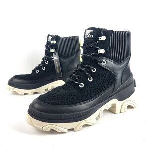 Sorel BREX™ Cozy Lace Women's Ankle Boot Size 9 Black waterproof